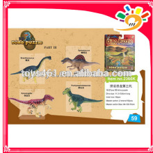 Montagem mini dinossauro brinquedo